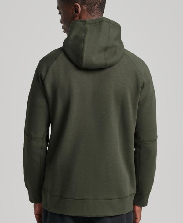 Superdry Hommes sweat à capuche zippé code tech D64Z5140 vêtements kaki