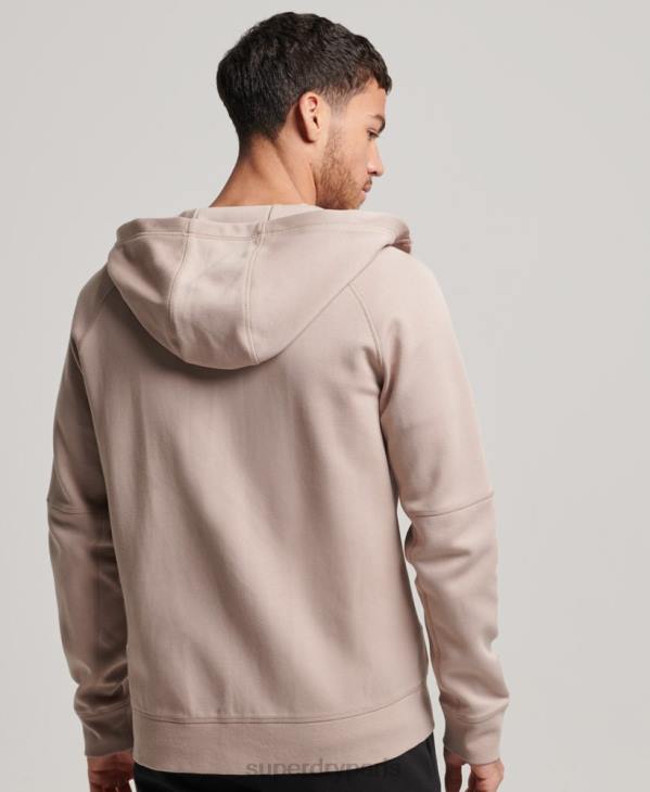 Superdry Hommes sweat à capuche zippé code tech D64Z81 vêtements gris clair