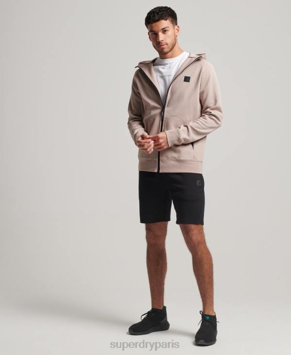 Superdry Hommes sweat à capuche zippé code tech D64Z81 vêtements gris clair