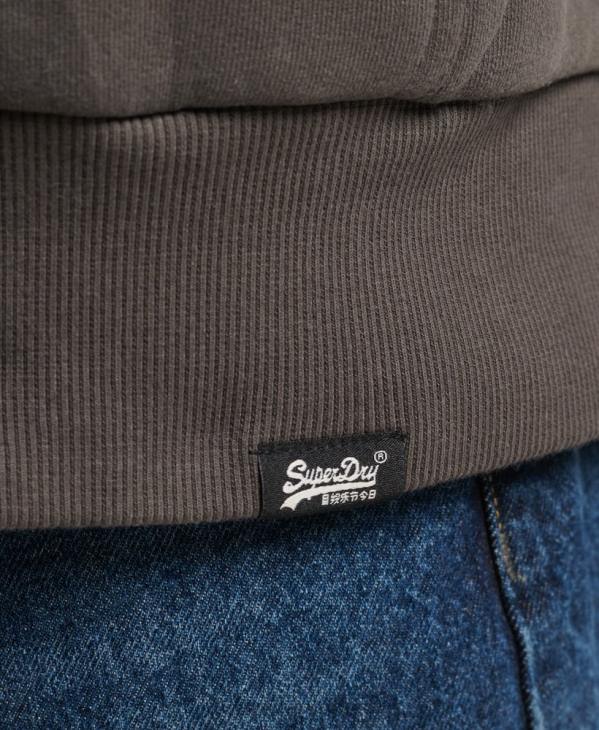 Superdry Hommes sweat à capuche zippé doublé borg essential D64Z618 vêtements gris foncé