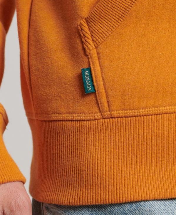 Superdry Hommes sweat à capuche zippé à logo brodé D64Z617 vêtements jaune