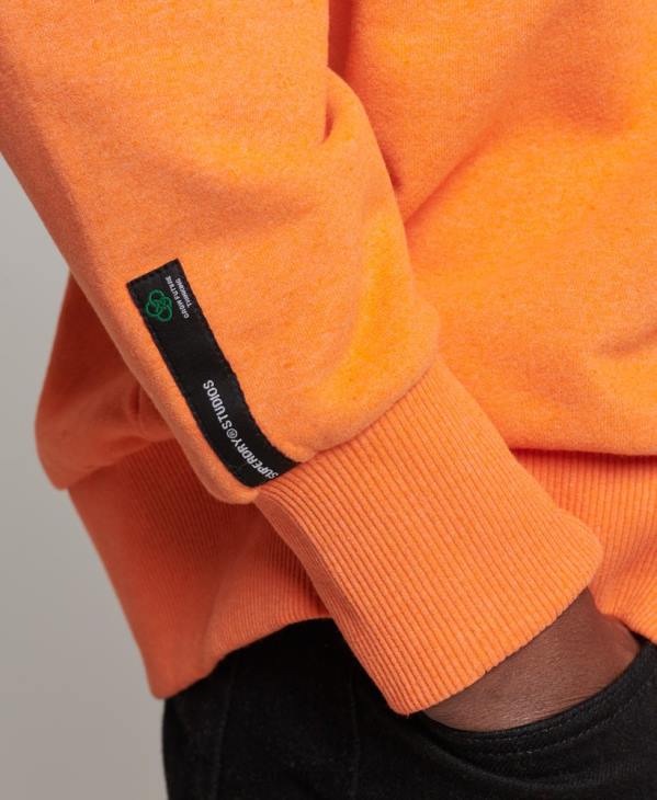Superdry Hommes sweat city crew recyclé D64Z830 vêtements orange