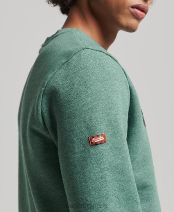 Superdry Hommes sweat classique à logo core D64Z537 vêtements kaki