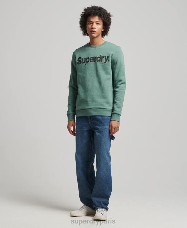 Superdry Hommes sweat classique à logo core D64Z537 vêtements kaki