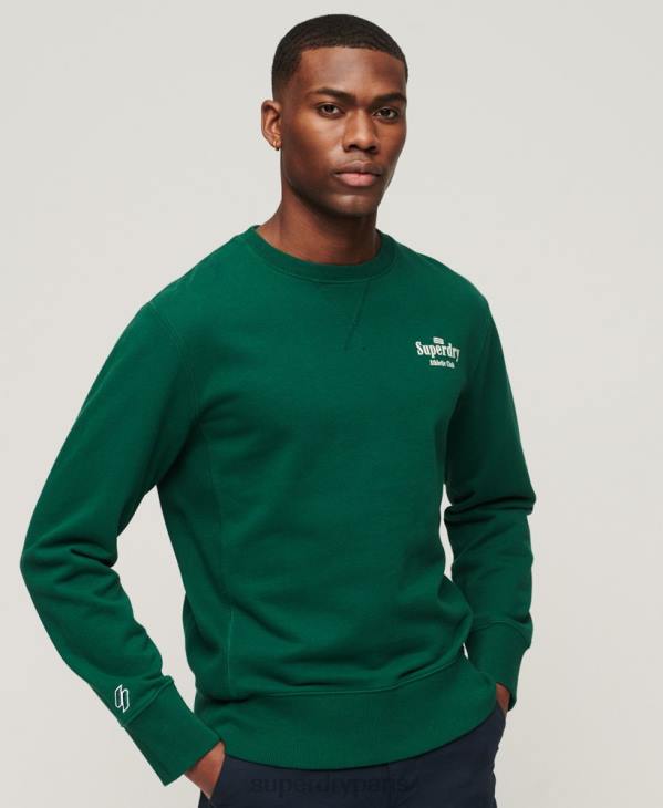Superdry Hommes sweat code Athletic Club crew D64Z529 vêtements vert