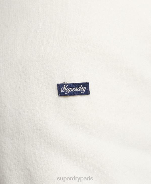 Superdry Hommes sweat graphique carte postale de voyage D64Z5141 vêtements crème