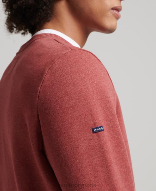 Superdry Hommes sweat graphique carte postale de voyage D64Z758 vêtements rouge