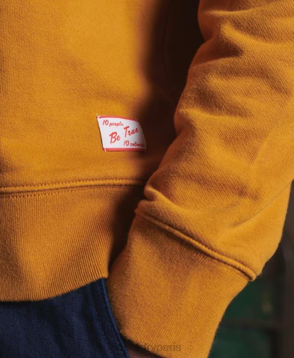 Superdry Hommes sweat graphique sec en édition limitée D64Z5235 vêtements jaune