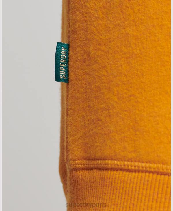 Superdry Hommes sweat à logo brodé vintage D64Z523 vêtements jaune