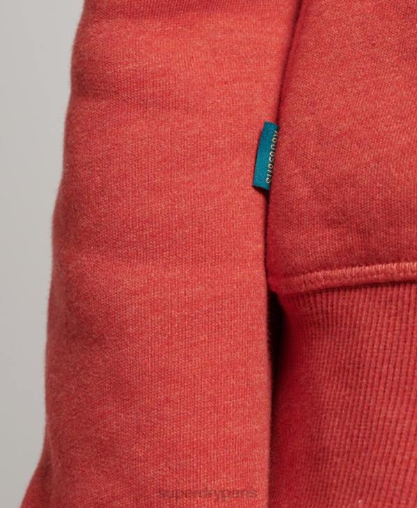 Superdry Hommes sweat à logo brodé vintage D64Z556 vêtements orange
