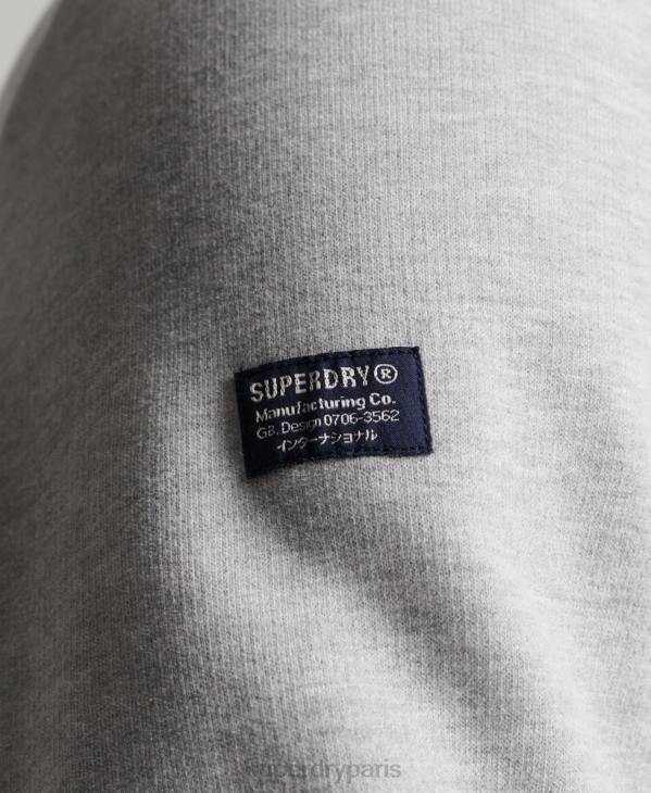Superdry Hommes sweat à logo imprimé D64Z5179 vêtements gris