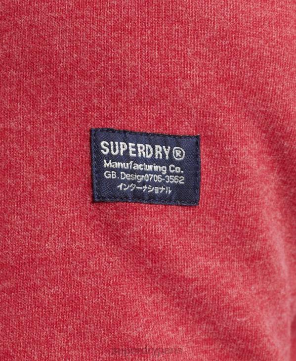 Superdry Hommes sweat à logo imprimé D64Z5188 vêtements rouge