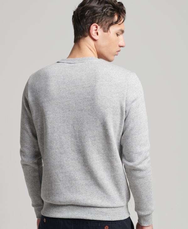 Superdry Hommes sweat à logo vintage D64Z742 vêtements gris