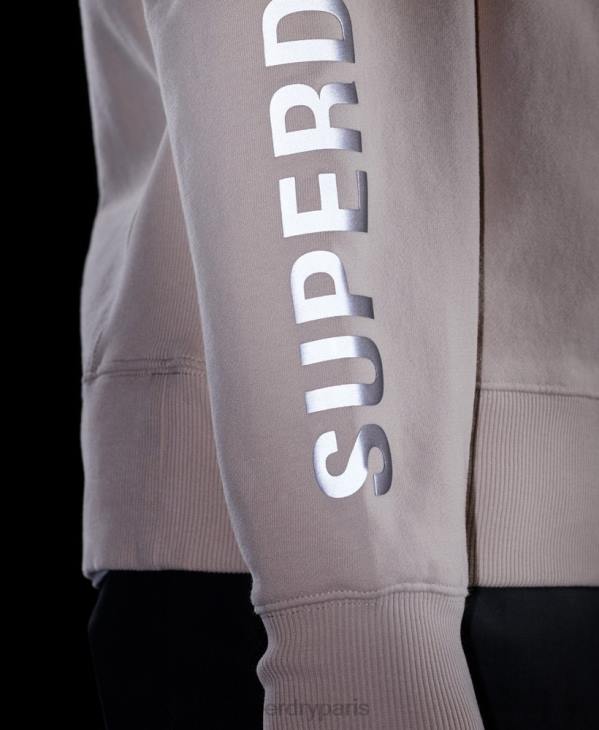 Superdry Hommes sweat ras du cou ample code linear D64Z5909 vêtements beige