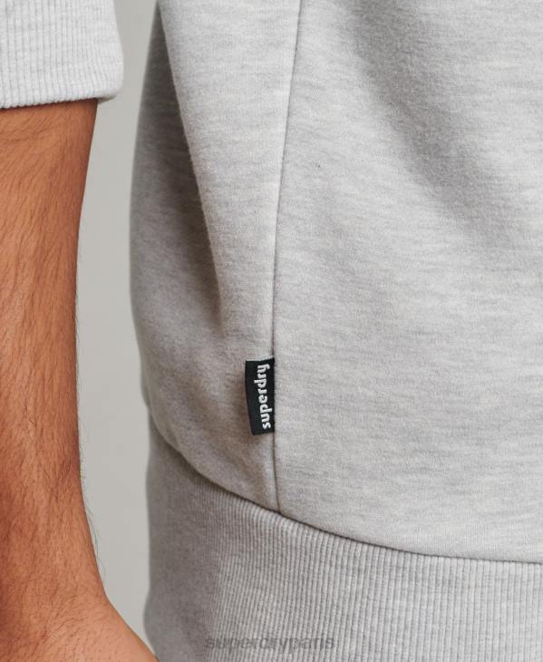 Superdry Hommes sweat ras du cou créatures D64Z65 vêtements gris clair