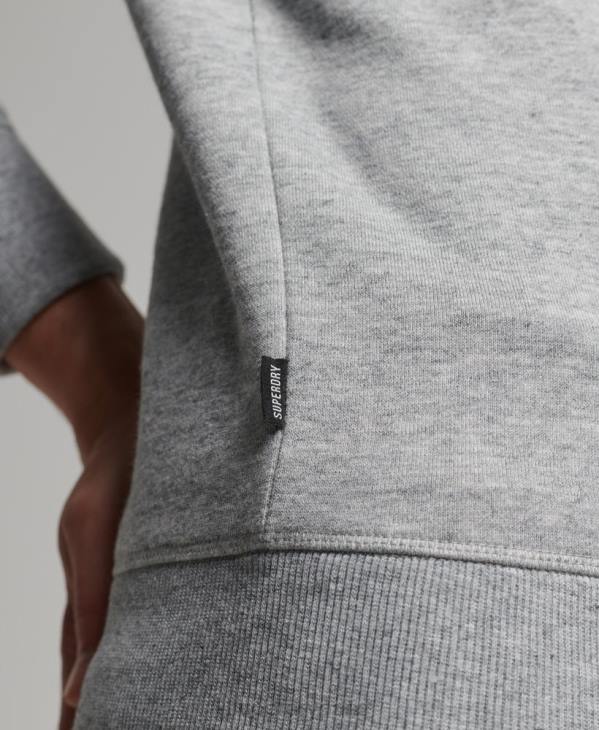 Superdry Hommes sweat ras du cou en coton bio à logo vintage D64Z528 vêtements gris