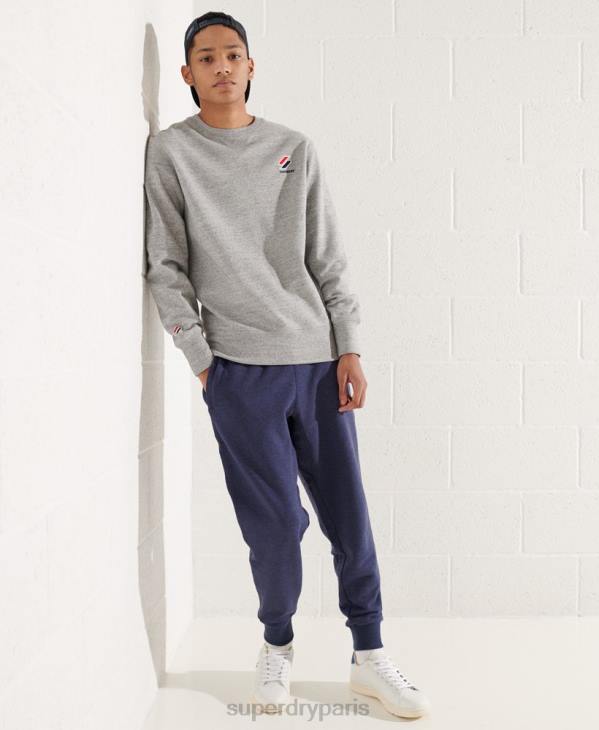Superdry Hommes sweat ras du cou essentiel sportstyle D64Z799 vêtements gris clair