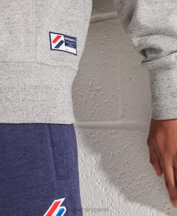 Superdry Hommes sweat ras du cou essentiel sportstyle D64Z799 vêtements gris clair