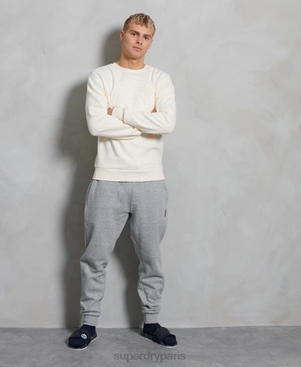 Superdry Hommes sweat ras du cou everest D64Z899 vêtements crème