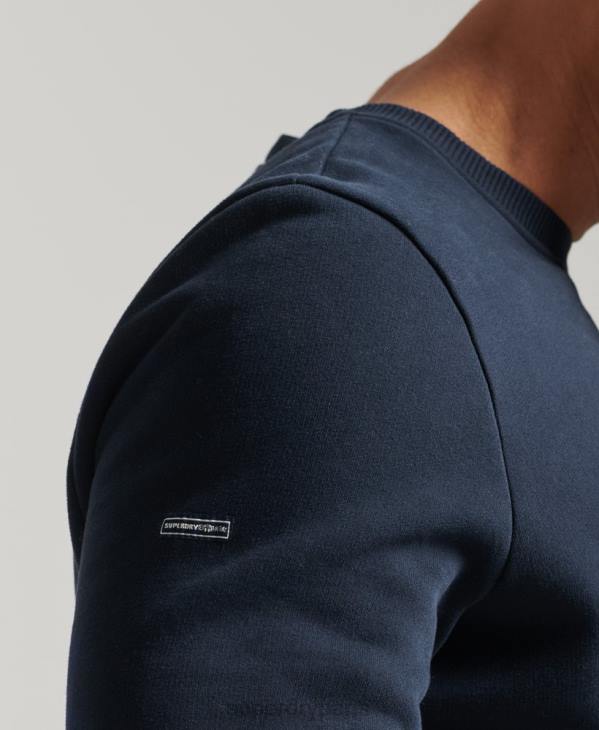 Superdry Hommes sweat ras du cou stylé et confectionné D64Z761 vêtements marine