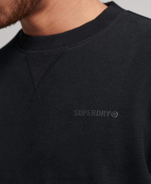 Superdry Hommes sweat ras du cou surteint code essential D64Z593 vêtements noir