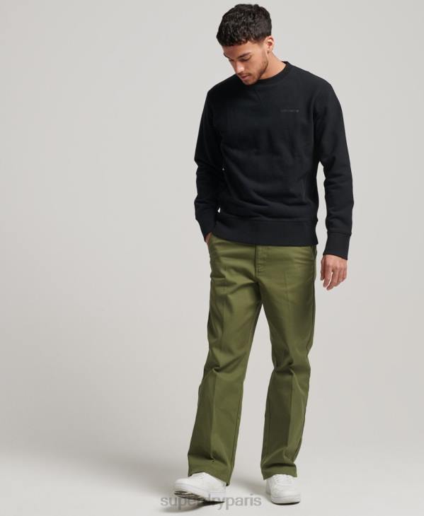 Superdry Hommes sweat ras du cou surteint code essential D64Z593 vêtements noir