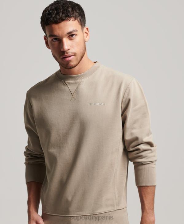 Superdry Hommes sweat ras du cou surteint code essential D64Z608 vêtements gris foncé