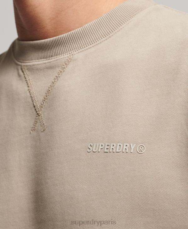 Superdry Hommes sweat ras du cou surteint code essential D64Z608 vêtements gris foncé