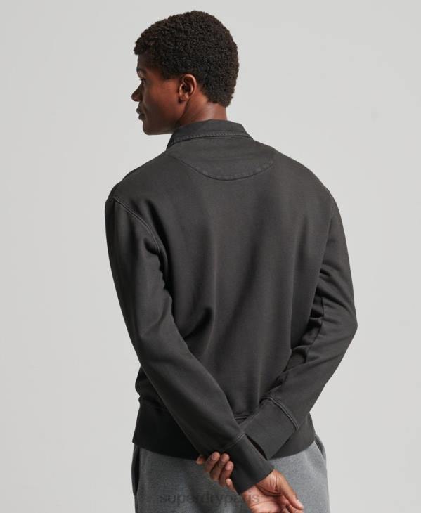 Superdry Hommes sweat rugby surteint D64Z816 vêtements gris foncé