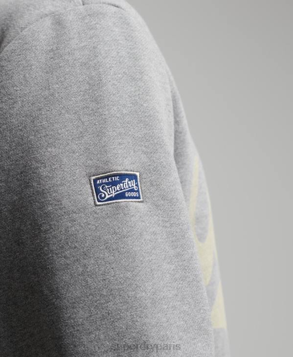 Superdry Hommes sweat-shirt collégial D64Z782 vêtements gris foncé