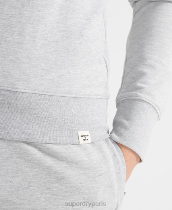 Superdry Hommes sweat-shirt d'entraînement de boxe yard D64Z5064 vêtements gris
