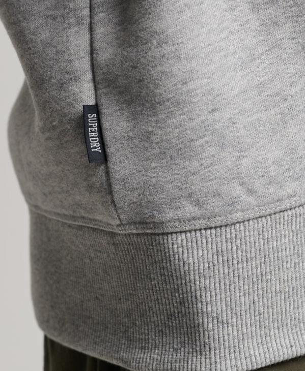 Superdry Hommes sweat-shirt de baseball D64Z555 vêtements gris