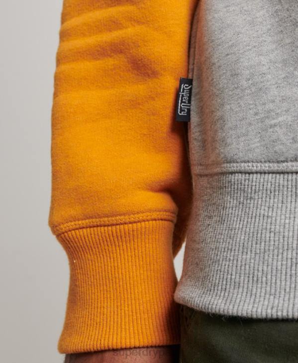 Superdry Hommes sweat-shirt de baseball D64Z564 vêtements gris