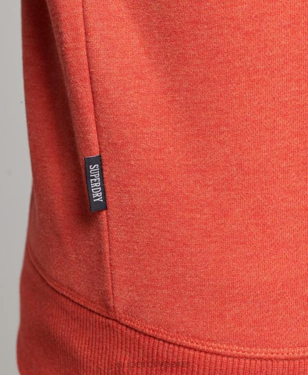 Superdry Hommes sweat-shirt de baseball D64Z700 vêtements orange