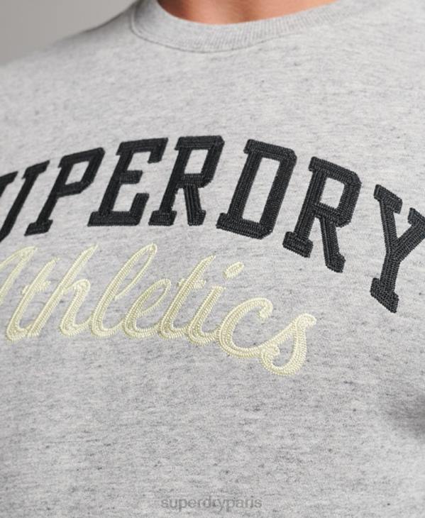 Superdry Hommes sweat-shirt de sport vintage D64Z687 vêtements gris