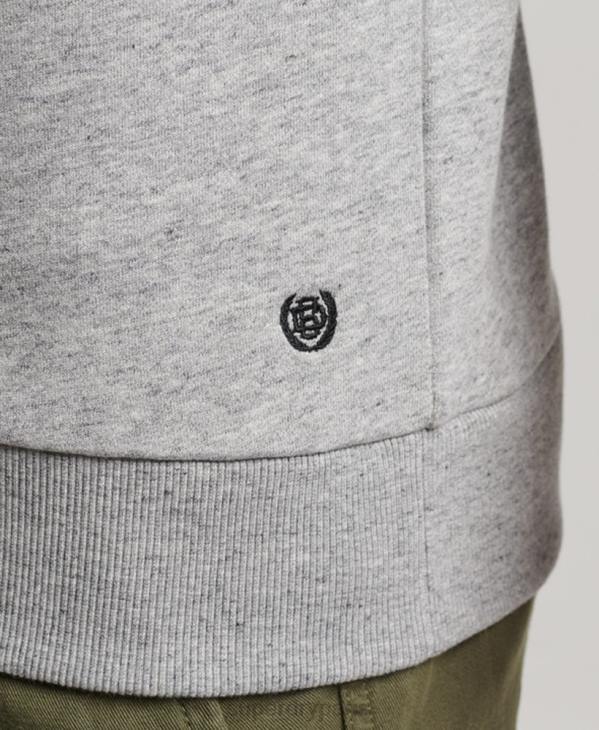 Superdry Hommes sweat-shirt de sport vintage D64Z687 vêtements gris