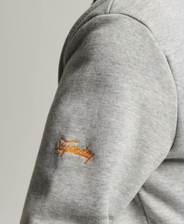 Superdry Hommes sweat-shirt vintage collégial D64Z5078 vêtements gris