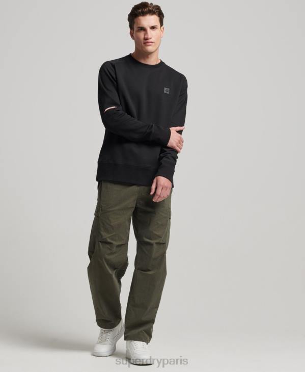 Superdry Hommes sweat technique D64Z504 vêtements noir