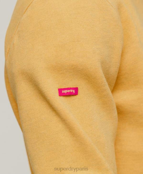Superdry Hommes sweat vintage city souvenir crew D64Z606 vêtements jaune