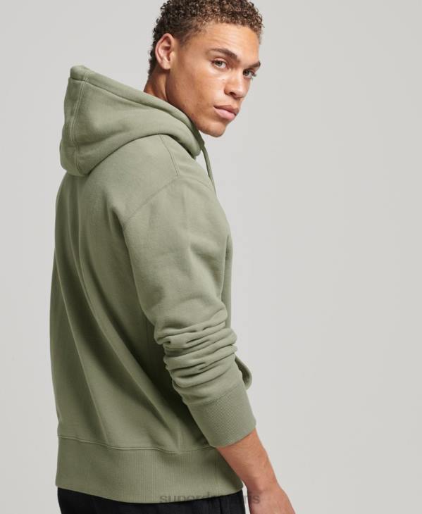 Superdry Hommes xp-d sweat à capuche ras du cou graphique D64Z5098 vêtements kaki