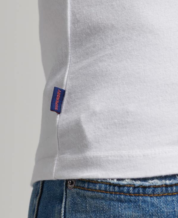 Superdry Hommes haut de baseball essentiel à manches longues en coton biologique D64Z1496 vêtements vert