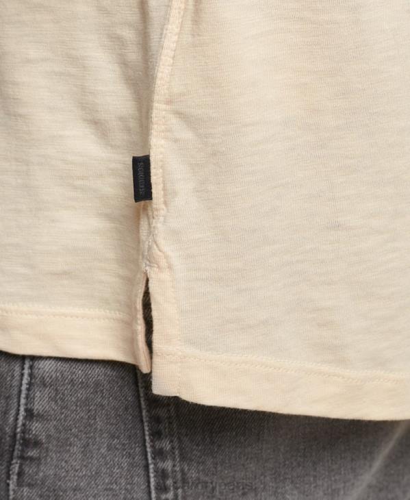 Superdry Hommes haut henley en jersey à manches longues D64Z6365 vêtements crème