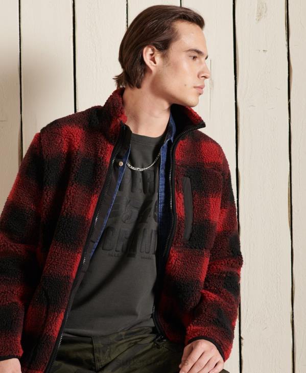 Superdry Hommes haut noir à manches longues D64Z1579 vêtements gris foncé
