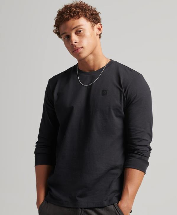 Superdry Hommes haut technique à manches longues D64Z6472 vêtements noir