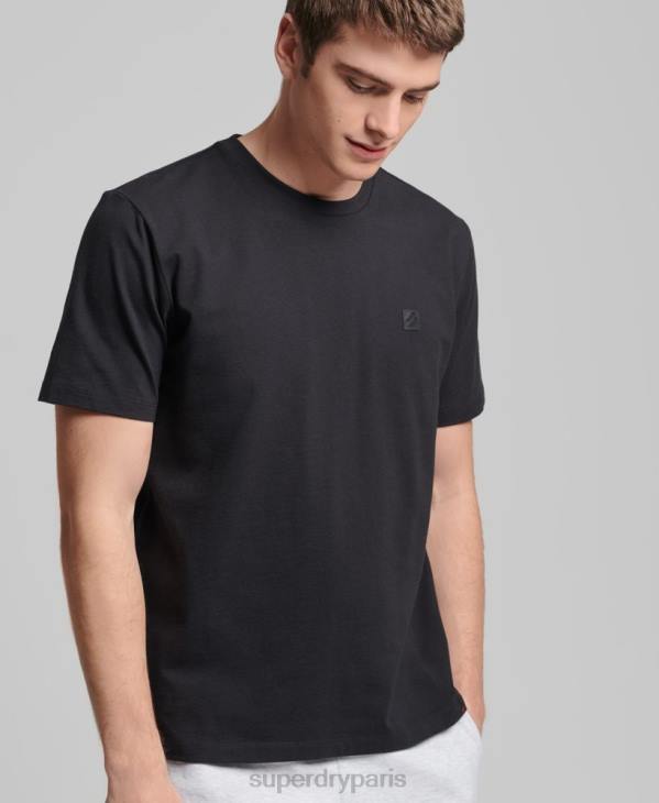 Superdry Hommes t-shirt ample technique D64Z4832 vêtements noir