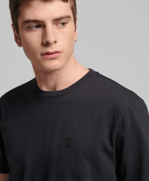 Superdry Hommes t-shirt ample technique D64Z4832 vêtements noir