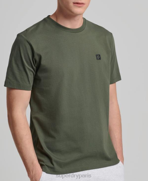 Superdry Hommes t-shirt ample technique D64Z4881 vêtements kaki