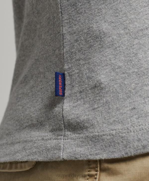 Superdry Hommes t-shirt de baseball à logo essentiel en coton bio D64Z4868 vêtements marine
