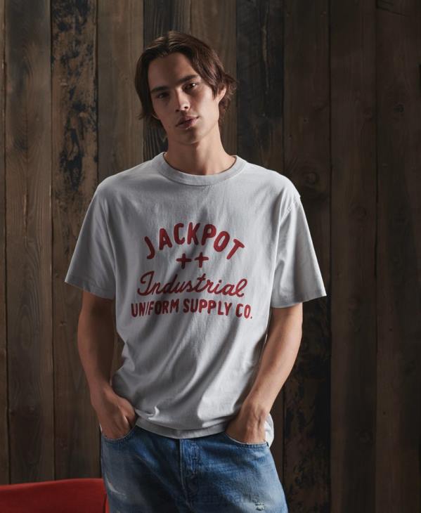 Superdry Hommes t-shirt graphique sec en édition limitée D64Z4984 vêtements rose