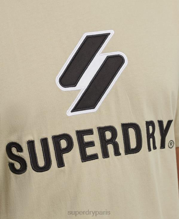 Superdry Hommes t-shirt à logo s D64Z4815 vêtements beige